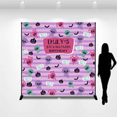 Lofaris Custom Trick Or Treat 5th Halloween Birthday Backdrop